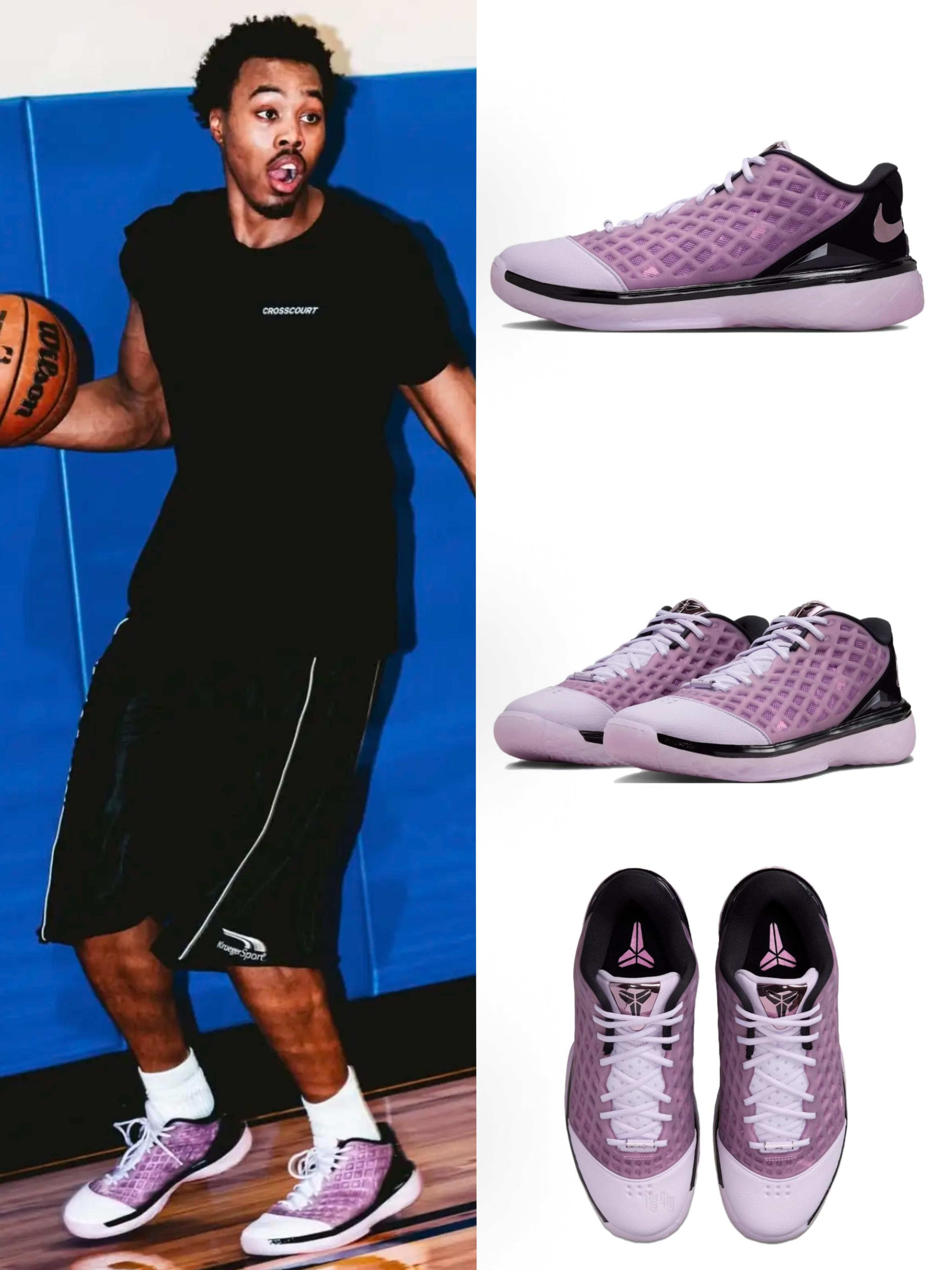 巴恩斯休赛期训练上脚kobe 3 Protro!